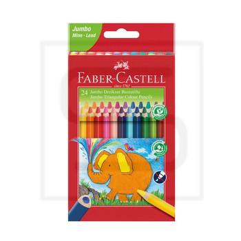 faber castell / مداد رنگی / 24 رنگ / جامبو