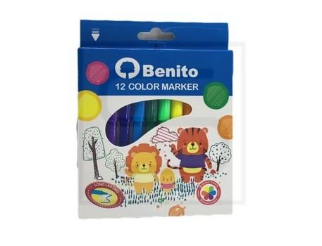 benito / مازیک 12 رنگ