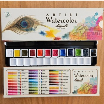 آقامیری / آبرنگ / حرفه ای / 12رنگ