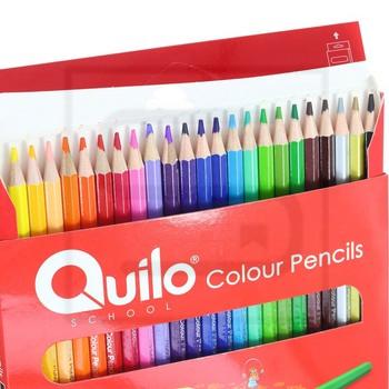 quilo / مداد رنگی / 24 رنگ / جعبه مقوایی / 634004