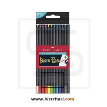 مدادرنگی بلک ادیشن 12 رنگ فابرکاستل