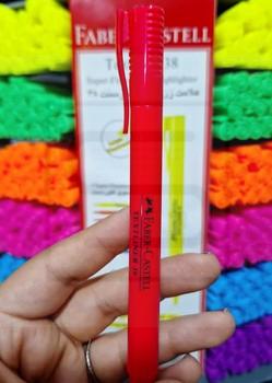 هایلایتر فلورسنت گلبهی قلمی فابرکاستل