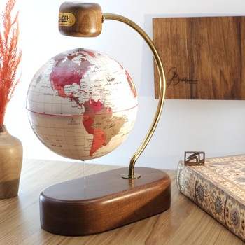 ایده / کره جغرافیایی مغناطیسی / بیضی / 14 سانت / کد 121