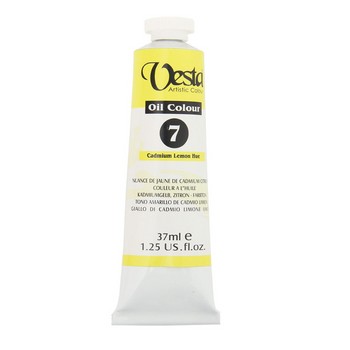 رنگ روغن 37 میل زردcadmium lemon hue کد 7 وستا