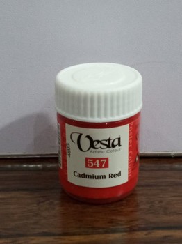 وستا / گواش / 30 میل / قرمز / cadmium red / کد 547