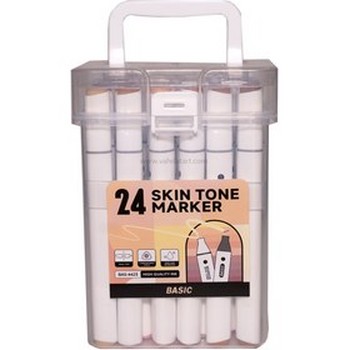 ماژیک راندو 24 رنگ رنگ پوست بیسیک