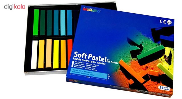 پاستل گچی  24 رنگ مانگیو