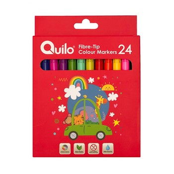 ماژیک نقاشی 24 رنگ جعبه مقوایی کویلو 634382