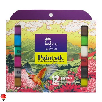 گواش 12 رنگ جامد ام کیو MQ