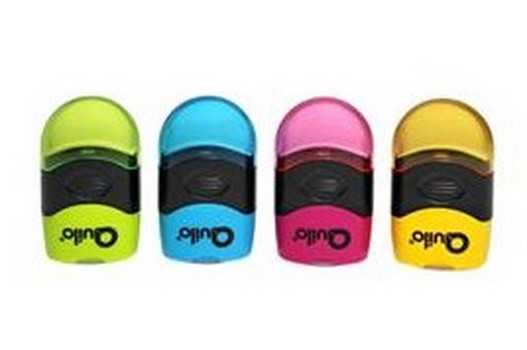 تراش پلاستیکی دو سوراخه مخزن دار پاکن دار مدل بیضی کویلو