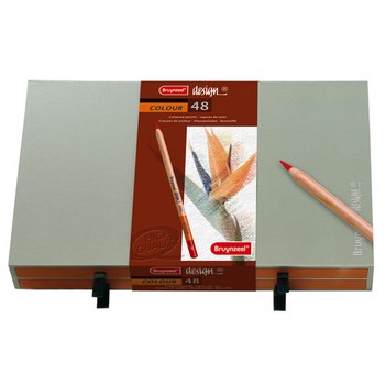 مداد رنگی 48 رنگ جعبه چوبی برونزیل Bruynzeel